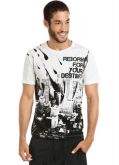 Camiseta com Estampa Branco